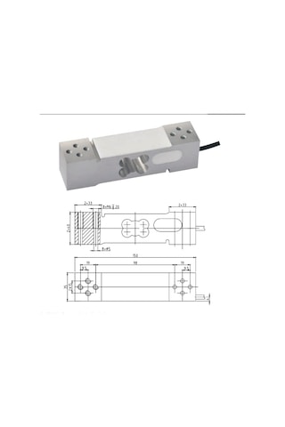 L6E Loadcell Yük Hücresi Ağirlik Sensörü L6E Loadcell Yük Hücresi Ağirlik Sensörü
