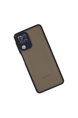 Galaxy A22 Kılıf Montreal Silikon Kapak - Lacivert