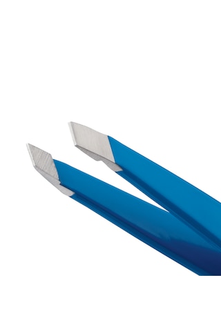 Tweezerman Mini Slant Tweezer Bahama Blue - Bahama Mavisi Cımbız