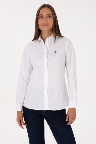 U.s. Polo Assn. Kadın Beyaz Gömlek Basic 50308023-vr013 Beyaz
