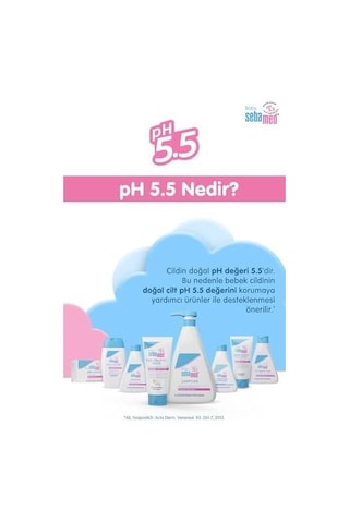Baby Ph 5.5 Göz Yakmayan Formül Nemlendirici Etkili Papatya Özütlü Bebek Şampuanı 250 Ml Açik Gri