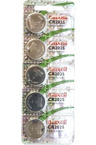 Maxell Cr2025 Lithium Pil 3 V.Cr-2025 2X5 10 Adet Pil