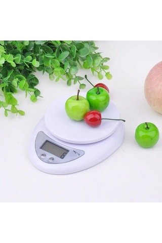 Wondernest Taşınabilir Dijital Ölçek 5kg, Lichen Led Ekranlı Gümüş Wx Gümüş