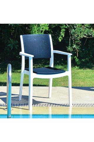 Holiday Atlas Sandalye 2'li Set Antrasit