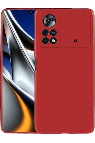 Noktaks - Xiaomi Uyumlu Xiaomi Poco M4 Pro 4g - Kılıf Mat Soft Premier Silikon Kapak - Rose Gold T21954 Rose Gold