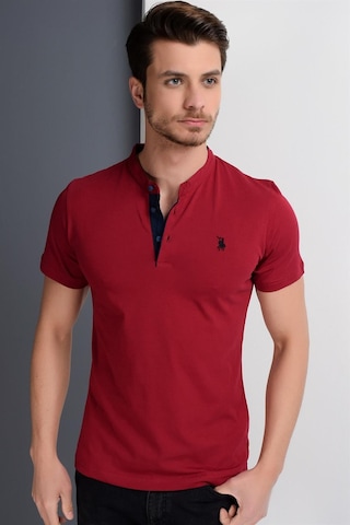T8560 Dewberry T-shırt-açık Bordo