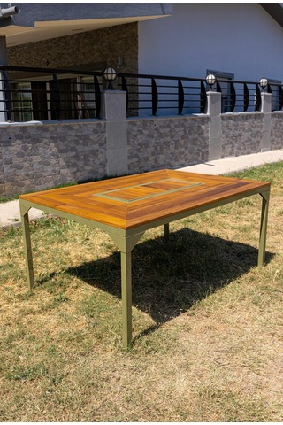 Özel Tasarım Dış Mekan Mangallı Masa Ahşap