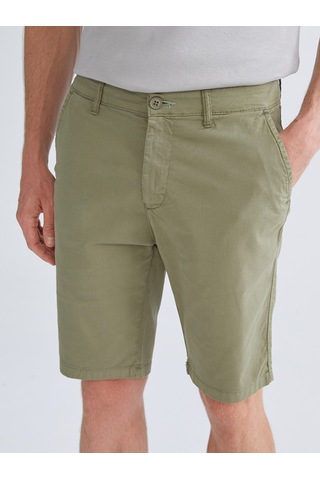 Lcwaıkıkı Classic Haki Standart Kalıp Gabardin Erkek Şort