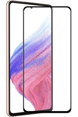 Samsung Galaxy A54 5g İle Uyumlu Şeffaf Ekranı Tam Kaplayan 5d Cam Kırılmaz Cam Ekran Koruyucu