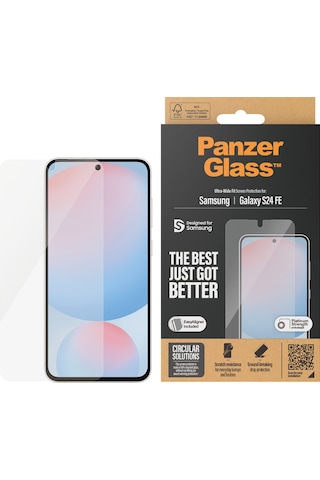 Panzerglass Samsung Galaxy Uyumlu S24 Fe Ultra-wide Fit Çerçeve Aparatlı Ekran Koruyucu