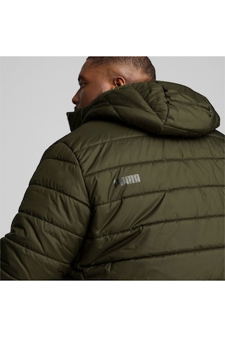 Puma Essential Padded Erkek Haki Kapüşonlu Mont Haki