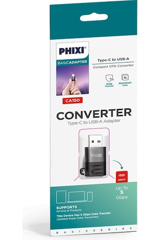 Phixi Basic Ca150 Type-c To Usb-a Destekli Çevirici-172
