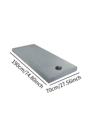 Homyl Masaj Tablo Sayfası Konforlu Kayma Yumuşak Doku Su Gri-70x190cm