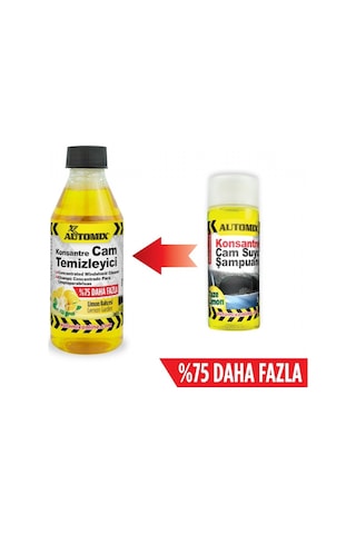 Konsantre Cam Temizleme Suyu 100 Ml Limon Bahçesi Leke Bırakmayan Formül