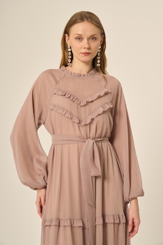 Ftz Women Kadın Simli Elbise Beige 31144 Beige