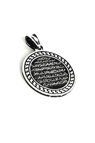 Nazar Dualı 925 Ayar Gümüş Kolye Ucu 2 Cm (532385463)