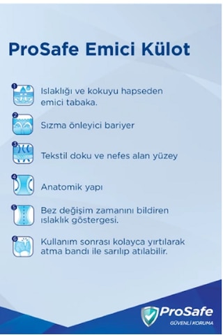 Prosafe Yetişkin Emici Külot 110 - 150 Cm Large 14 Lü