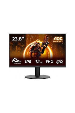 Aoc 24G11ZE 23.8" 240 Hz Oc 0.3 Ms Freesync Full HD HDR 10 Fast Ips Oyuncu Monitörü Ölü Pixel (Teşhir)