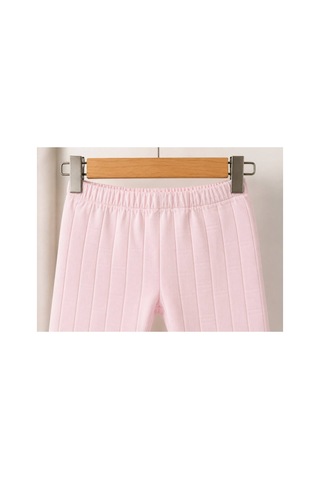 H&c Coolboy H&c Bebek Patiksiz Alt Pantolon %100 Pamuk Esnek Fitilli Ribana 0-36 Ay Pembe