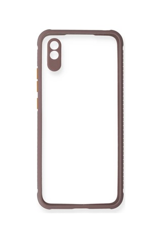 Ventra Redmi 9a Kılıf Miami Şeffaf Silikon - Açık Mor Ventra