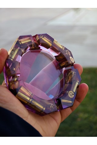 Küllük 9 Mm Mermili Kül Tablası Hediyelik Ürün Boşkavanlı Kül Tablası Süper Küllük Mermili Özel Tasarım Boş Kovanlı