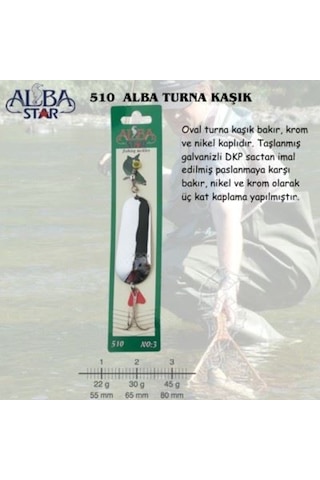 Albastar 510 Turna Olta Kaşığı No:2