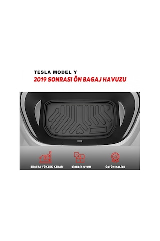 Tesla Uyumlu Model Y 2019 Sonrası Ön Küçük Bagaj Havuzu
