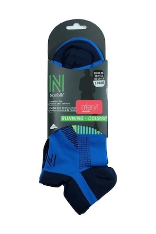 Norfolk Thomas-N Lacivert Unisex Koşu Çorabı Çok Renkli