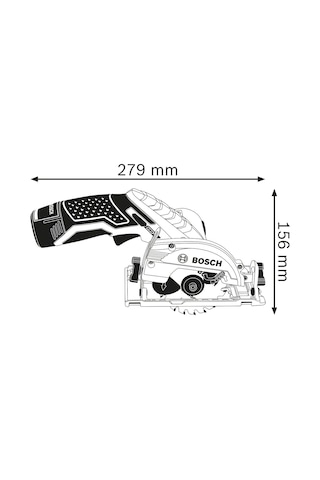 Bosch Professional GKS 12V-26 Akülü Daire Testere (Akü ve Şarj Hariç) - 06016A1001