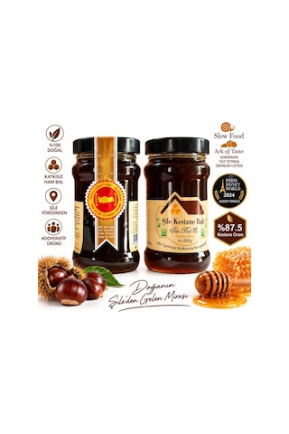 Ödüllü Şile Kestane Balı 400 G 2024 Paris Lezzet Ödüllü İstanbul Şile Coğrafi İşaretli