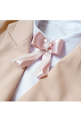 Lux Broş Taşlı Yaka Süsü,yaka Çiçeği,yaka Brosu,yaka Aksesuarı,kurdalesı 323 Beyaz