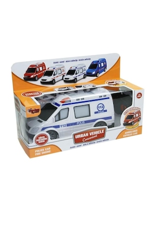Oyuncak Uz.kumandalı Araba Ful Fonksiyon Sprinter Ambulans, Polis