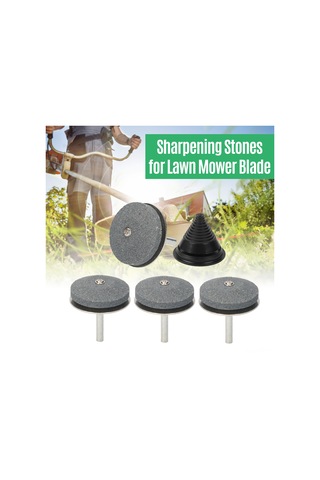 Singree Bahçe Aletleri İçin Pratik Ve Dayanıklı 4 Lü Bileme Taşı Seti, Abs Dengeleyici İle Güvenli Kullanım