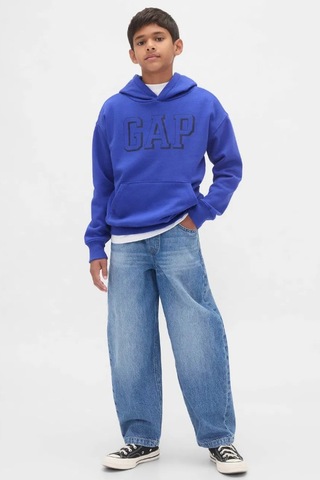 Gap V-frch Logo Çocuk Sweatshirt YESIL