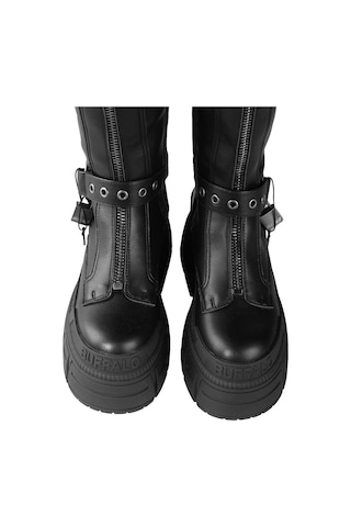 Çizme Kadın 1270131 Buffalo Gospher Bıker Hı - Vegan Nappa -black Siyah