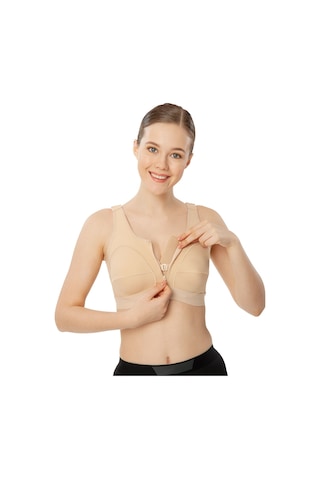 Variteks 232 Zippered Post-operative Bra Bej