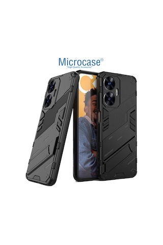 Realme C55 Matrix Serisi Armor Standlı Kılıf - Al3416