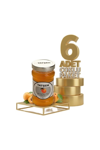 Tatşen Cam Reçel Kayısı 6x380 Gr