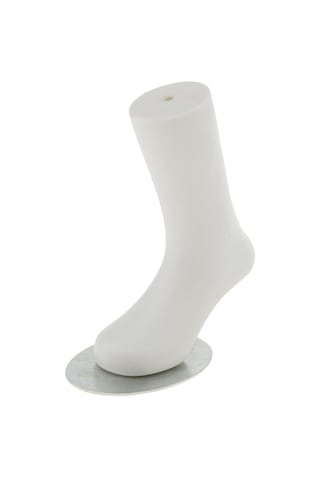 Homyl Çeşitli Ayak Manken Kukla Kalıp Sandal Ayakkabı 115mm Beyaz