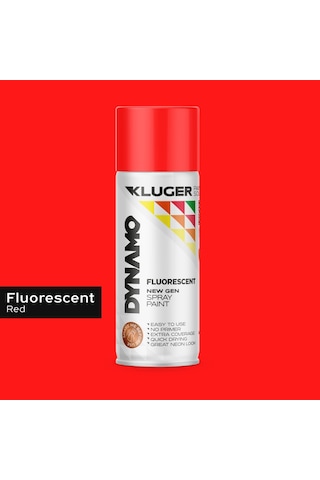 Kluger Floresan Kırmızı Sprey Boya 450