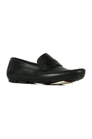 Hammer Jack 211 8060 Woylon Hakiki Deri Comfort Casual Ayakkabı Siyah