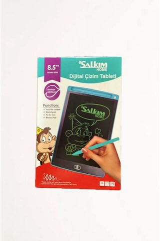 Tablet Lcd 8.5 Inç Dijital Kalemli Çizim Yazı Tahtası Grafik Not Yazma Eğitim Tableti Çok Renkli