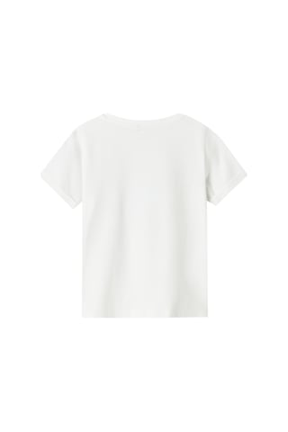 Name It Nmmvux Ss Top Beyaz Erkek Çocuk Kısa Kol T-shirt Beyaz