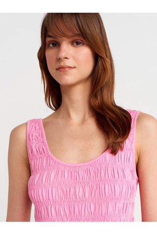 Dilvin 21083 Gipeli Kolsuz Top-pembe Pembe
