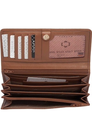Tergan Taba Deri Kadın Cüzdan - S1cb00005783-f83 Taba