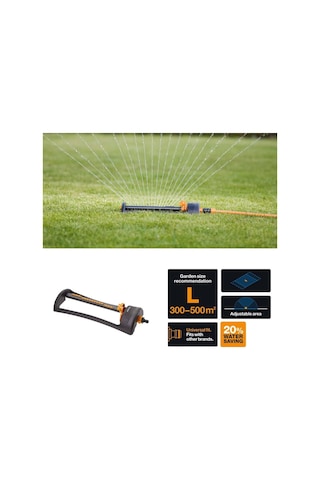 Fiskars 1023661 Metal Ayaklı Salınımlı Fıskiye