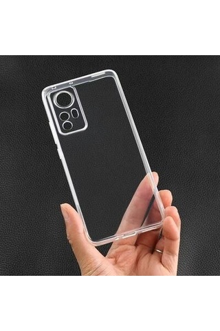 Xiaomi Mi 12 Lite İle Uyumlu Kılıf Şeffaf Kamera Korumalı Esnek Silikon Telefon Kılıfı Kapak