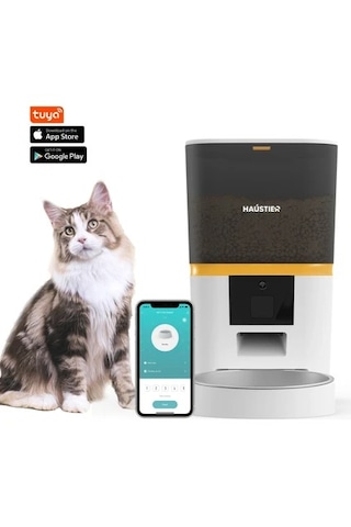 Haustier Qq003-v2 Akıllı Kedi/köpek Otomatik Mama Kabı