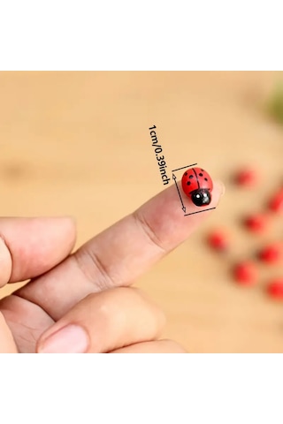 Uğur Böceği Yapıştırıcı Duvar Tipi Sevimli Organizer Yapışkanlı Mini Eşya Tutucu Diş Fırçası Kalem Mutfak Gereçleri İçin Pratik 25 Adet Diğer