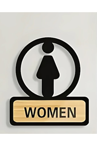 Ahşap Tuvalet Wc Yönlendirme